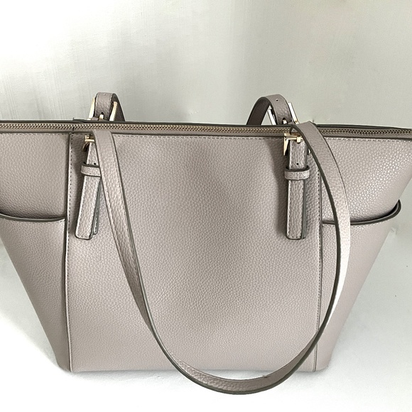 ***  Big Structured Shoulder Satchel Handbag Grey Colour *** - Picture 6 of 10